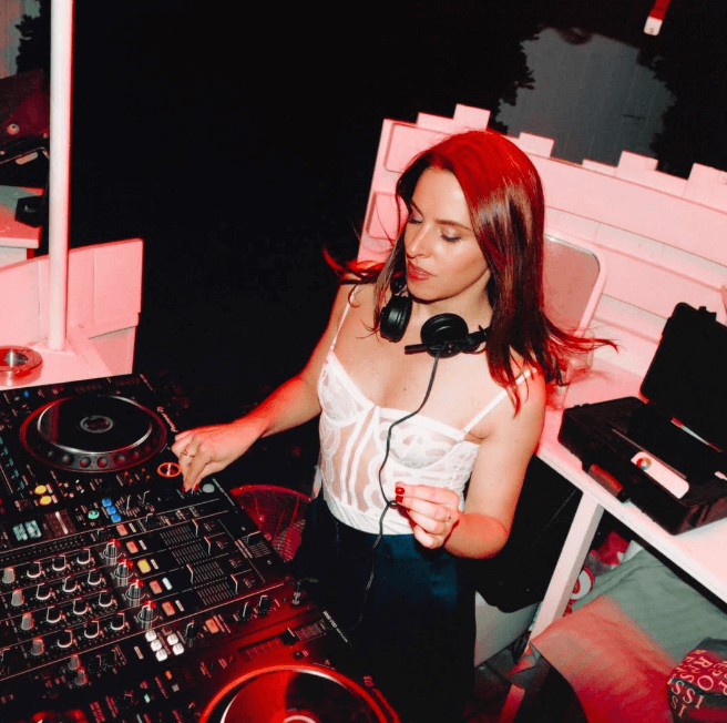 Band performing live